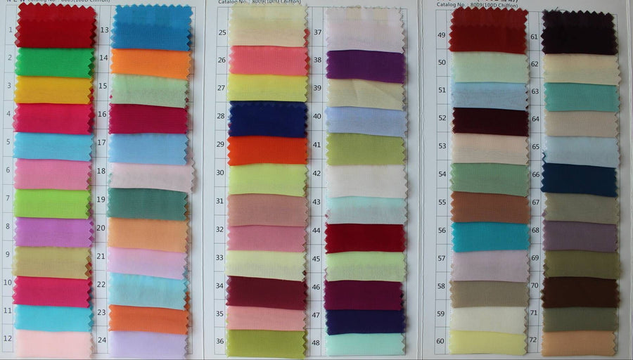 Chiffon Color Swatch