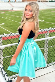 Black and Mint Green Homecoming Dress Black and Mint Green / Custom Size Black and Mint Green Homecoming Dress Black and Mint Green / Custom Size