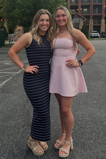 Pearl Straplss A-Line Empire Satin Short Graduation Dress