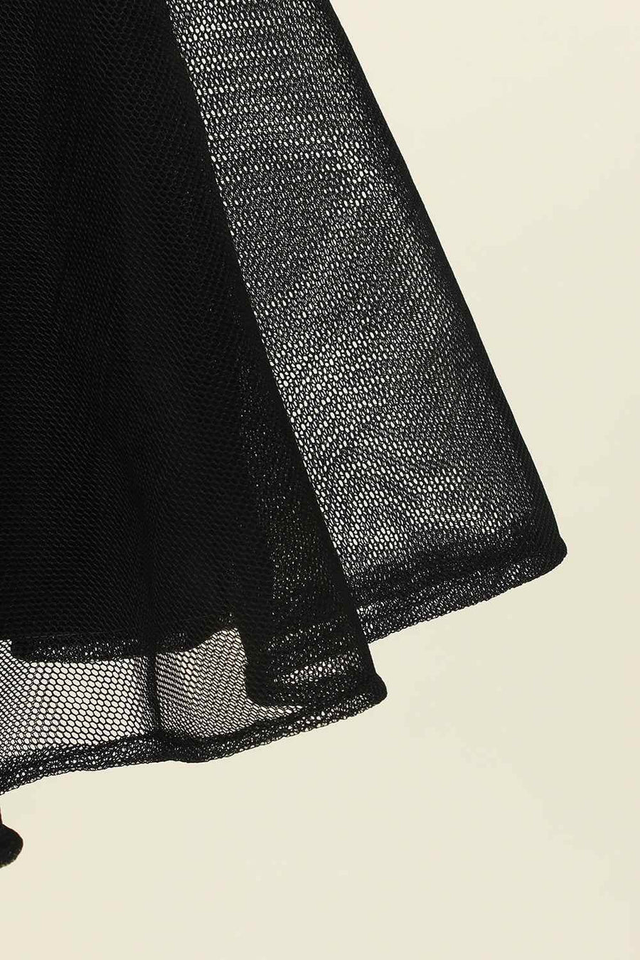 Black A-line V Neck Sleeveless Lace-Up Back Tulle Mini Homecoming Dress