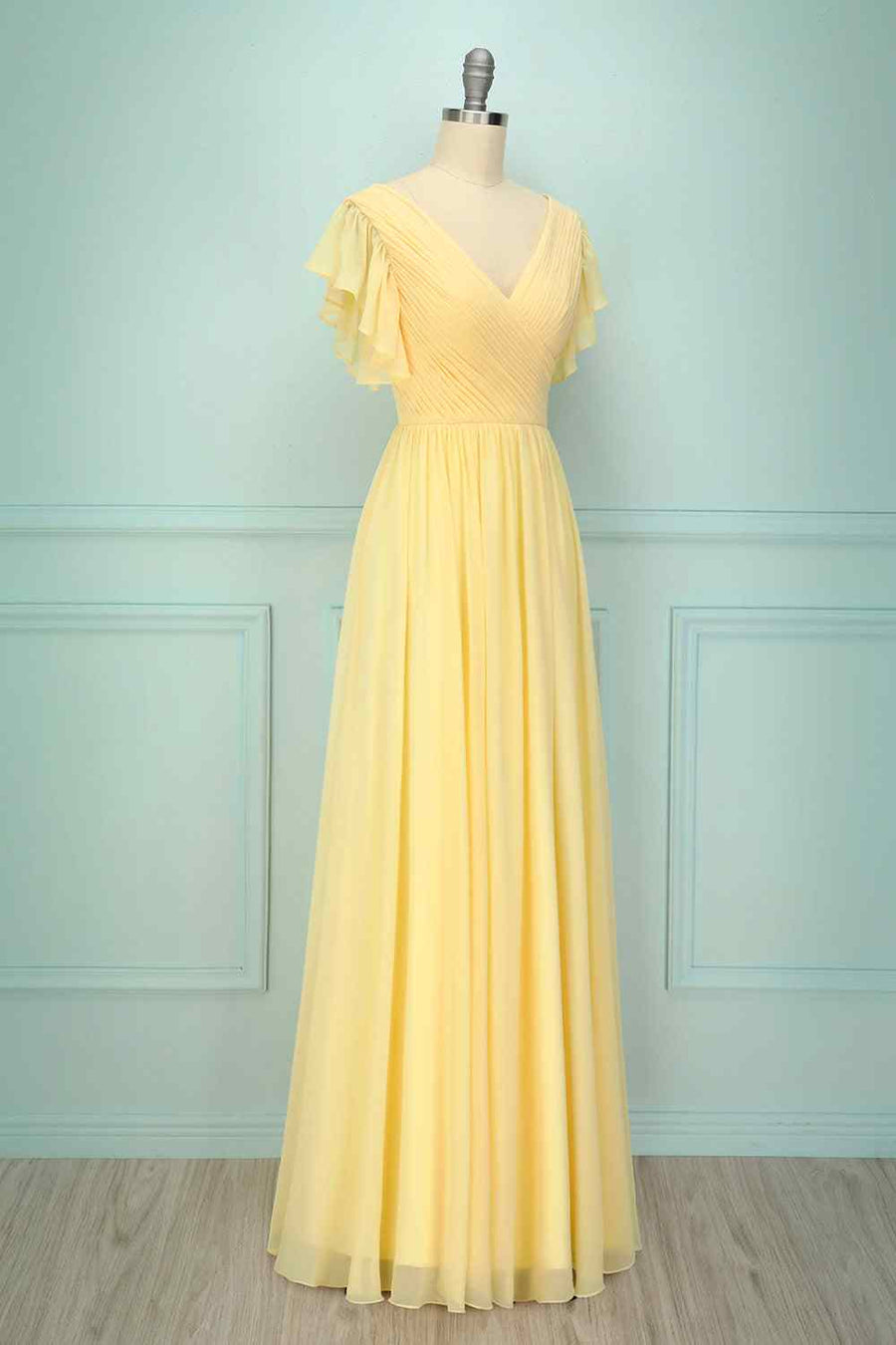half lace dress Elegant Lace Half Sleeves Pleated Wedding Party Dresses main image 0