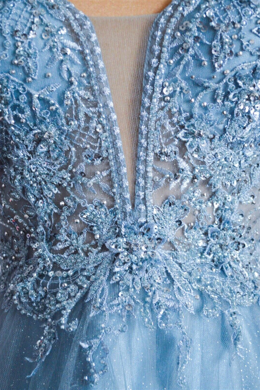 Sparkly A-Line Spaghetti Straps Appliques Party Prom Dress | Joyofdress Sparkly A-Line Spaghetti Straps Appliques Party Prom Dress | Joyofdress