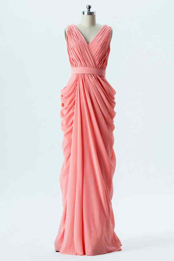 bright pink bridesmaid dress Short Blush Pink Bridesmaid Dresses Strapless Cheap Bridesmaid Dress ARD1382