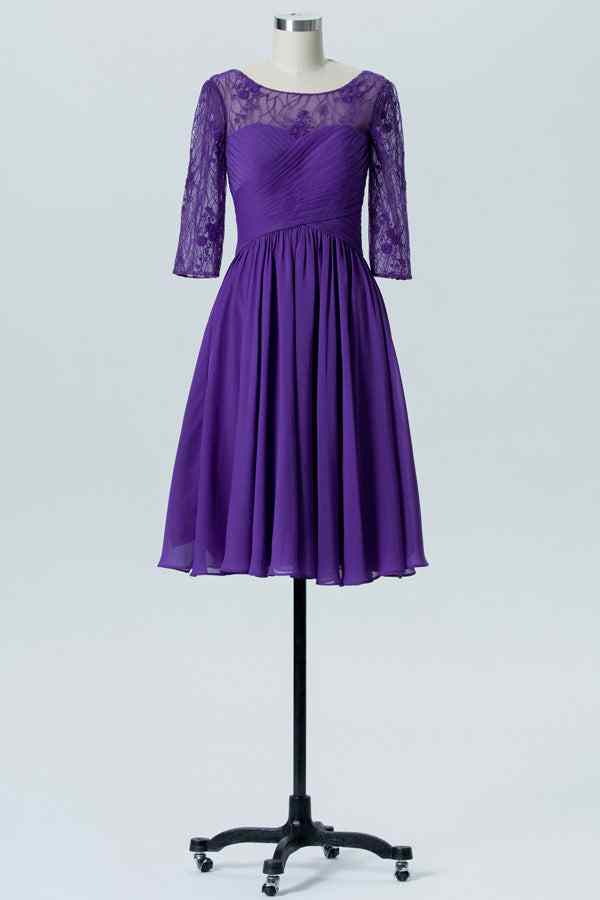 Regency purple best sale bridesmaid dress