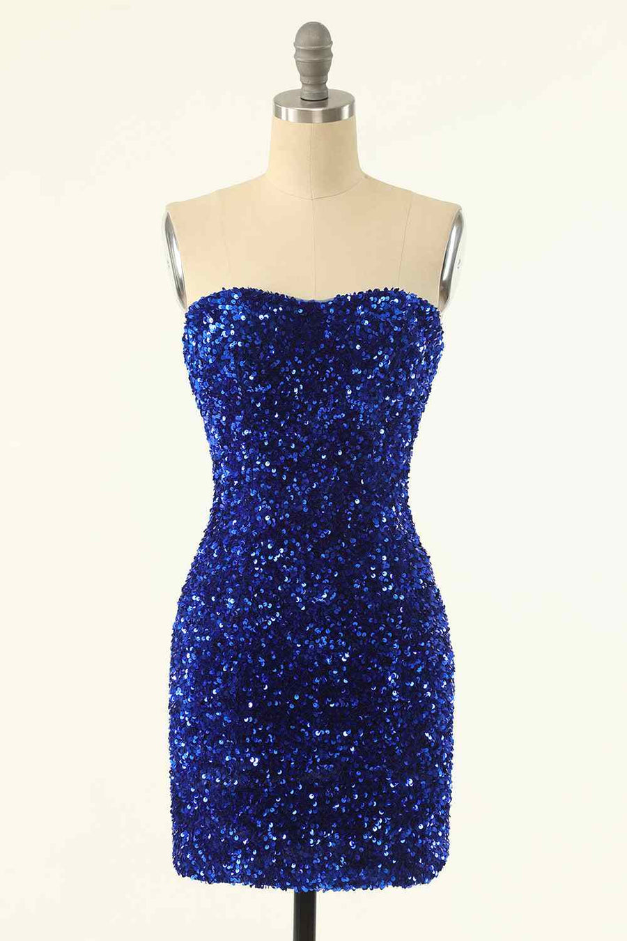 Sheath Strapless Sequins Mini Homecoming Dress | Joyofdress Sheath Strapless Sequins Mini Homecoming Dress | Joyofdress