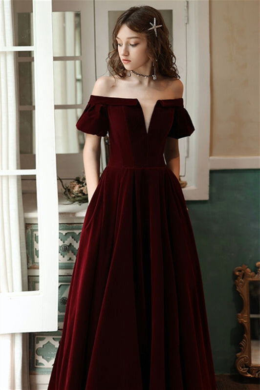 Bell sleeve 2025 formal gowns