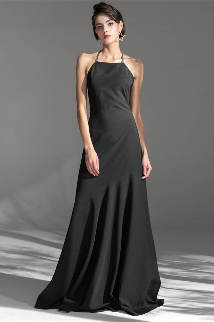 Classic Black Evening Dress