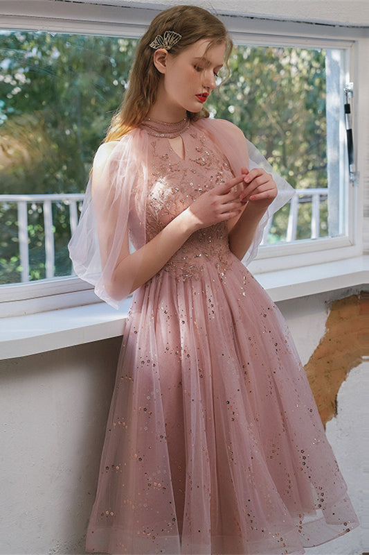 Blush pink 2025 party dress