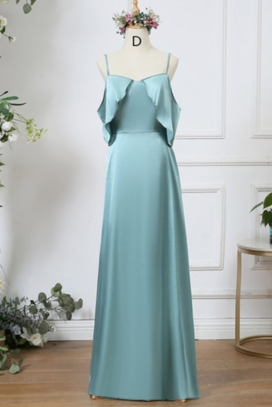Pale Turquoise Floor Length Mismatched Bridesmaid Dresses Pale Turquoise / Custom Size / D Pale Turquoise Floor Length Mismatched Bridesmaid Dresses Pale Turquoise / Custom Size / D