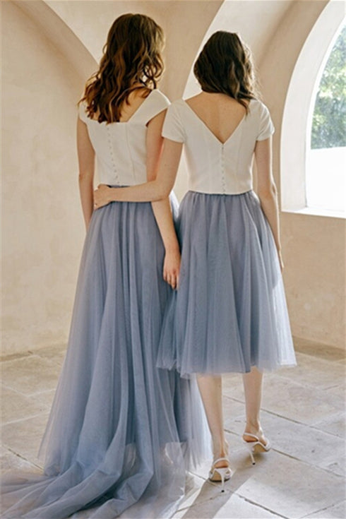 Two Piece Casual Dress with Tutu Skirt
